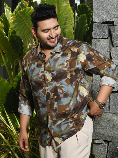 Blurred-Imprint Shirt