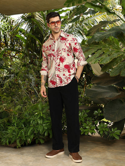 Freesia-Imprint Shirt