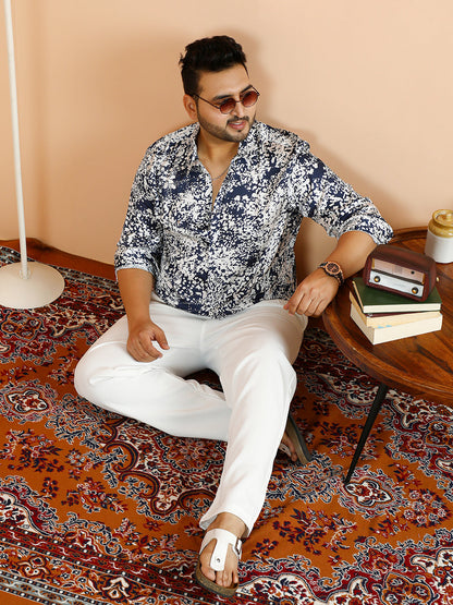 Contrast Splatter Shirt