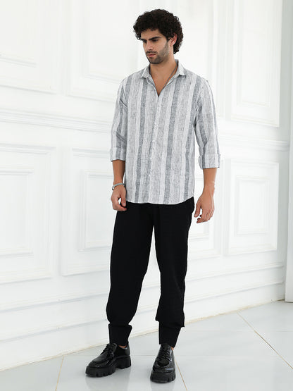 Pincandy-Striped Regular Shirt