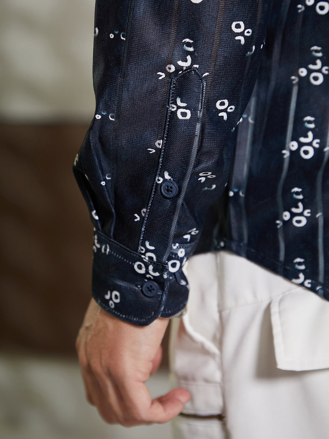 Ditsy Imprint Shirt