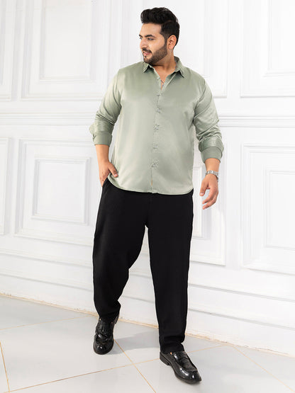 Solid Satin Shirt