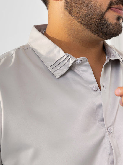Pleated-Collar Shirt