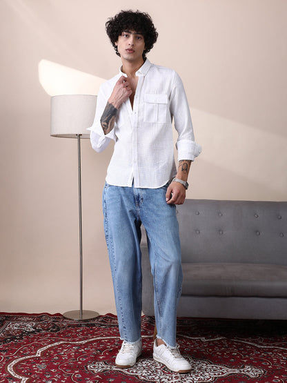 Open-Weave Utility Shirt