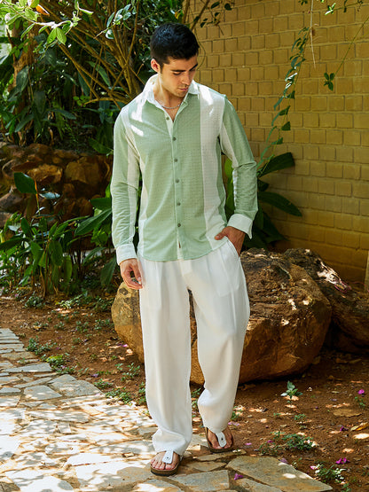 Panel-Tactile Shirt