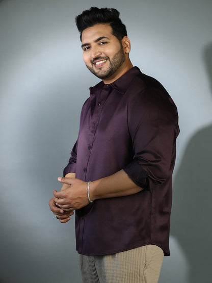 Solid Satin Shirt