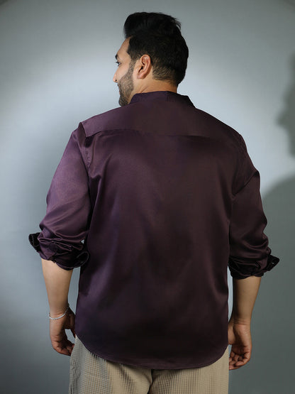 Solid Satin Shirt