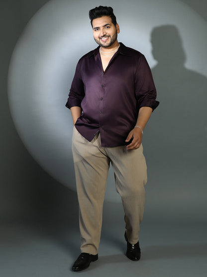 Solid Satin Shirt