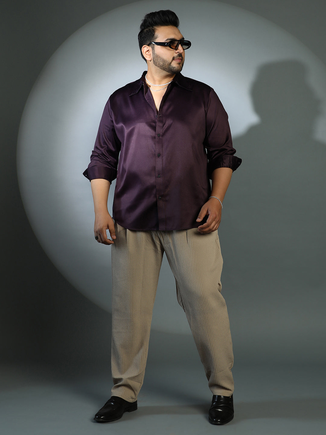 Solid Satin Shirt