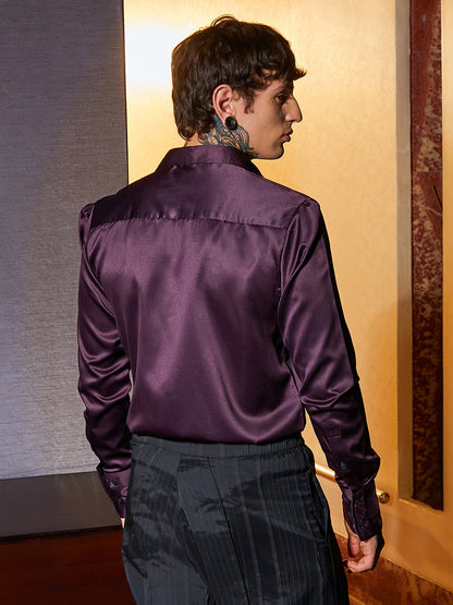 Solid Satin Shirt