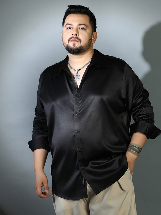 Solid Satin Shirt
