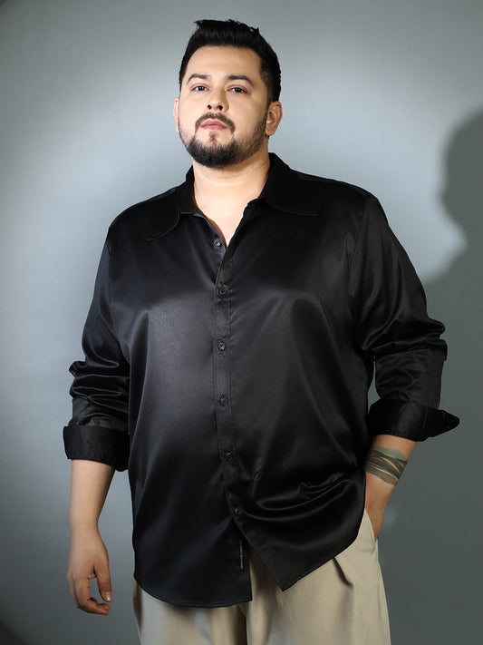 Solid Satin Shirt