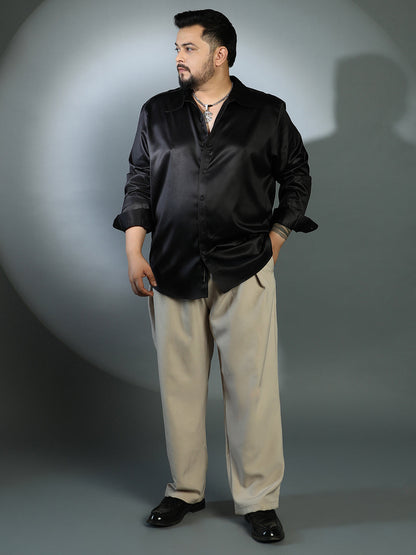 Solid Satin Shirt