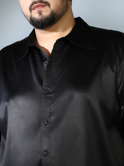 Solid Satin Shirt