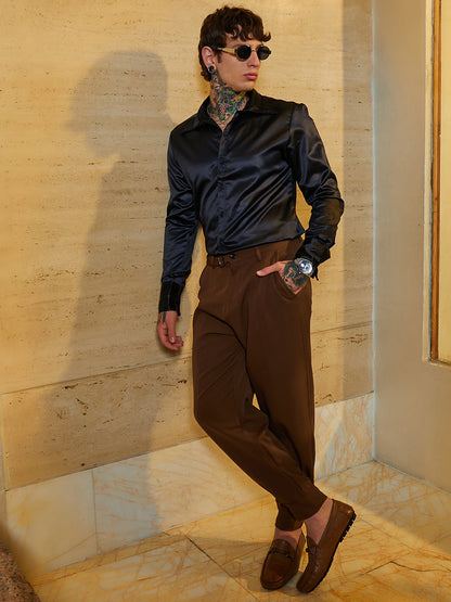 Solid Satin Shirt