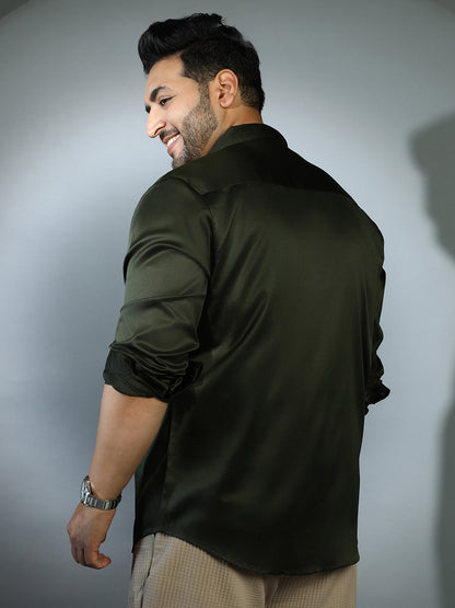 Solid Satin Shirt