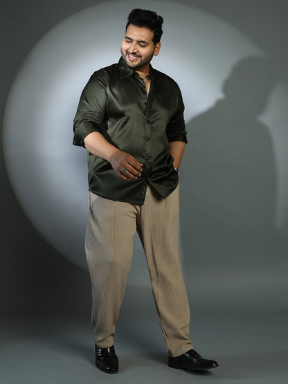 Solid Satin Shirt