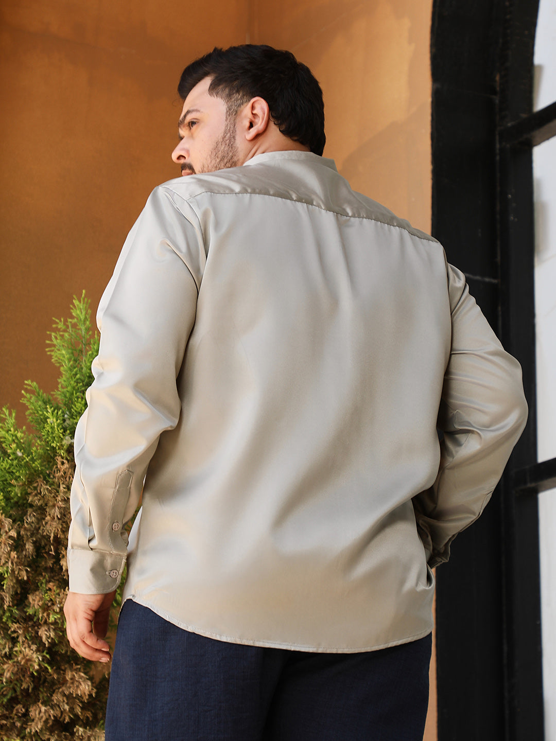 Solid Satin Shirt