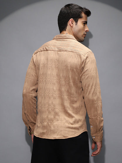 Braided-Knot Tactile Shirt