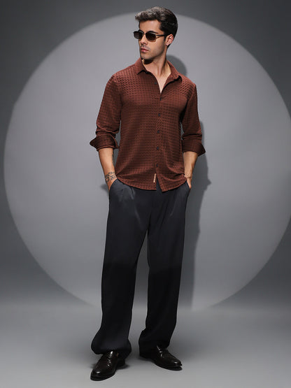 Cube-Textured Shirt
