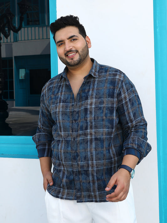 Splatter-Tartan Shirt