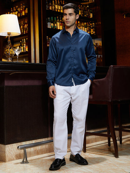 Satin Solid Shirt