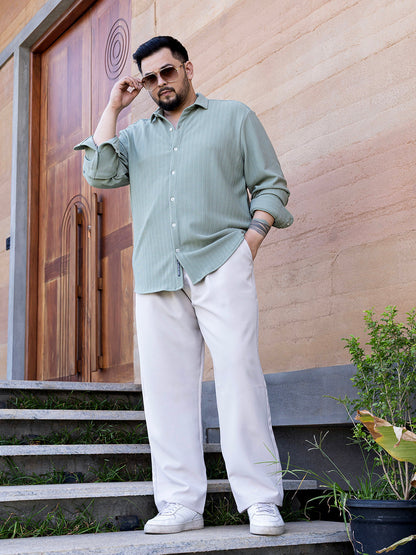 Rope-Textured Shirt