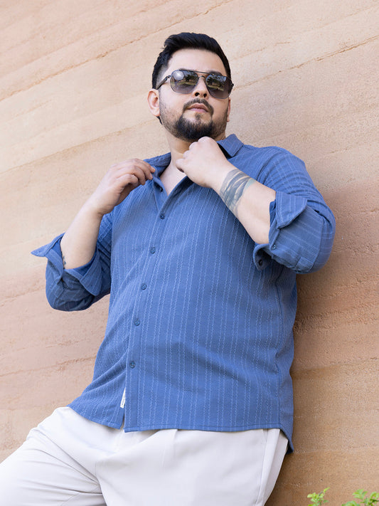 Parallel-Crease Tactile Shirt