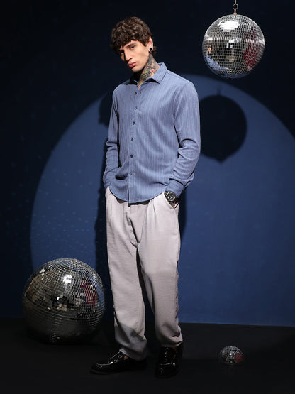Parallel-Crease Tactile Shirt