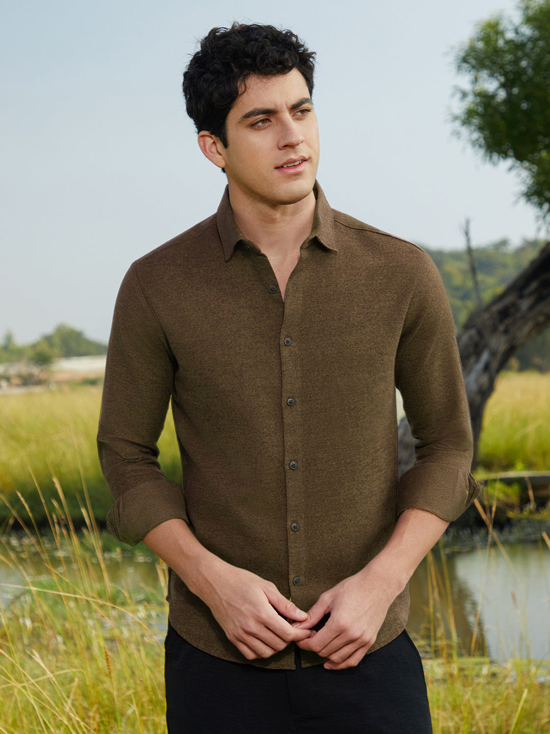 Solid Regular Shirt