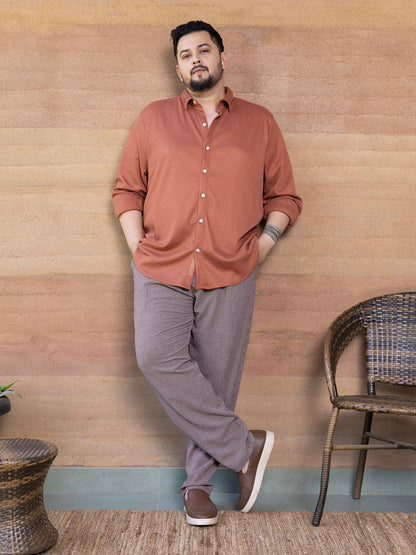 Waffle-Knit Shirt