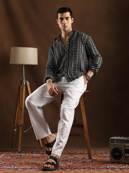 Folk-Weave Shirt