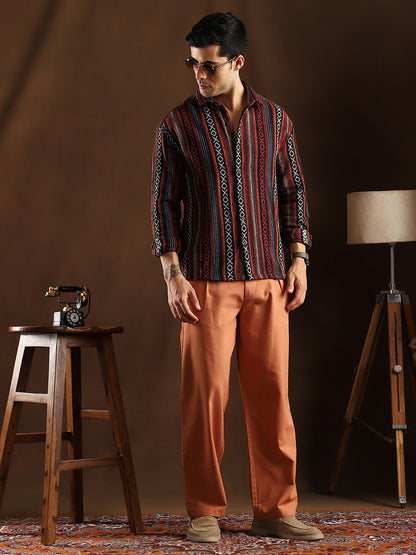 Folk-Weave Shirt
