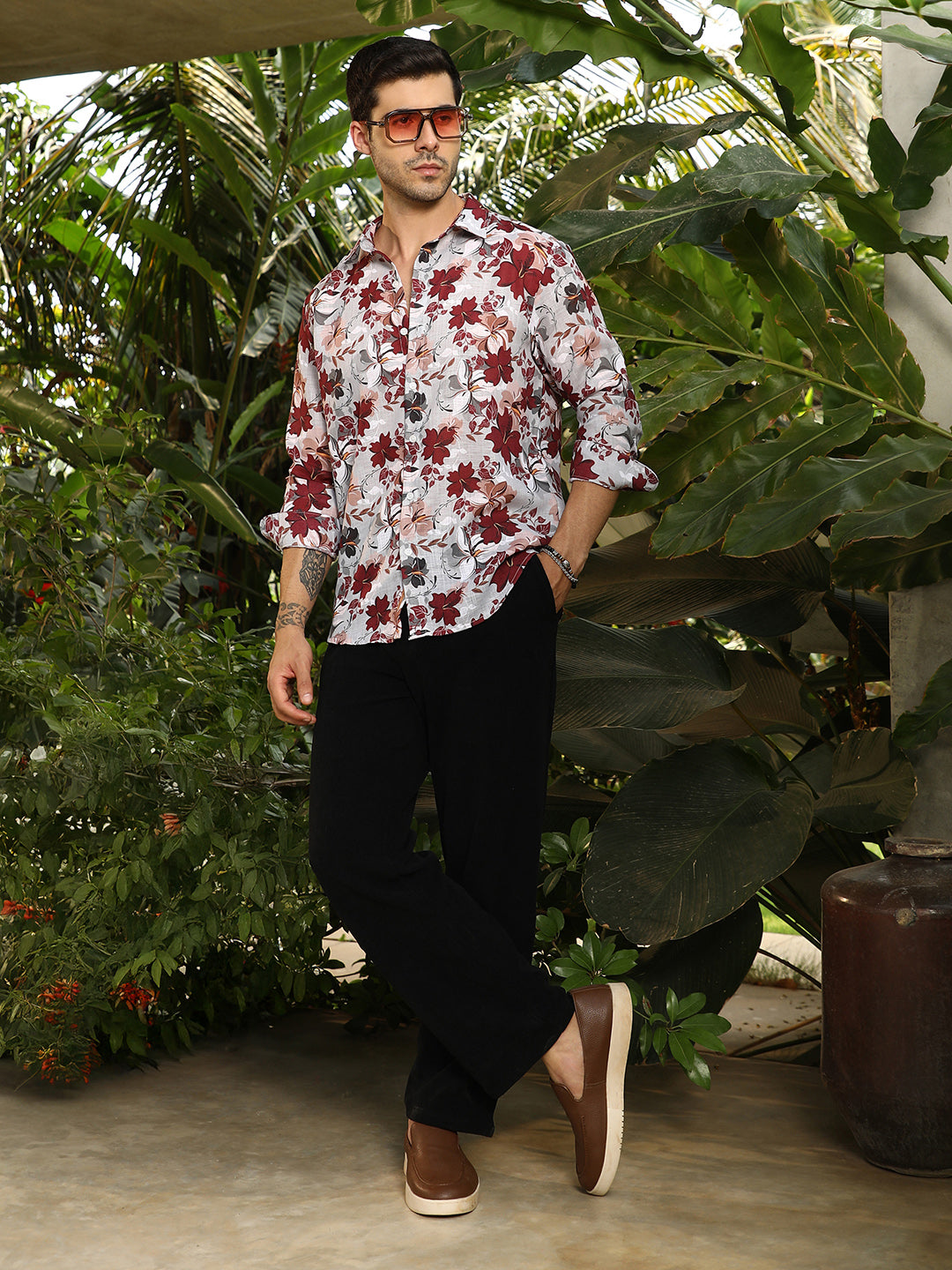 Hibicus Imprint Shirt