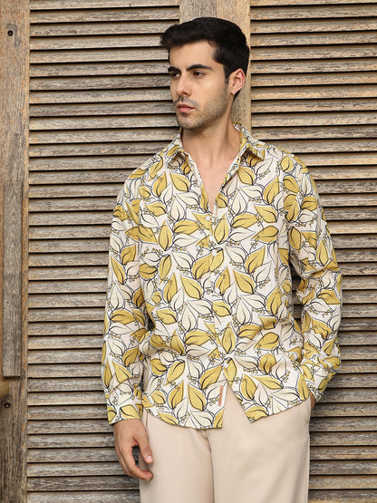 Leaflet Imprint Shirt