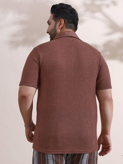 Solid-Knit Relaxed Shirt