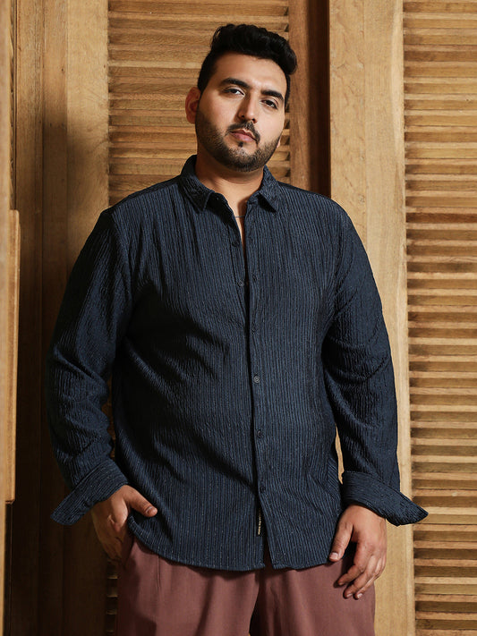 Shimmering-Pleat Shirt