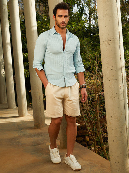 Tactile-Houndstooth Shirt