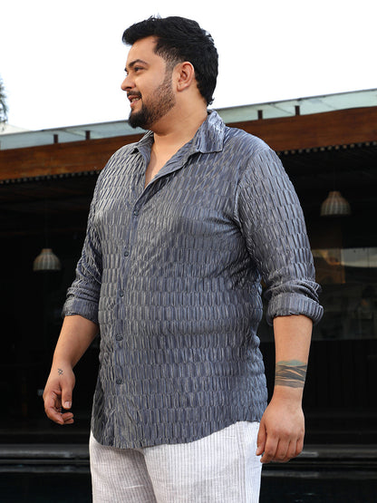 Ruche-Pleated Shirt