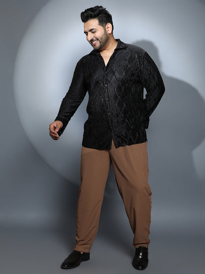 Shard-Pleated Shirt