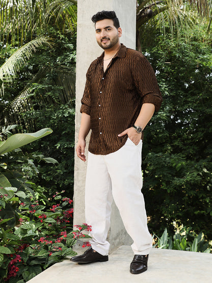 Ruche-Pleated Shirt