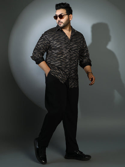 Vined-Pleated Shirt