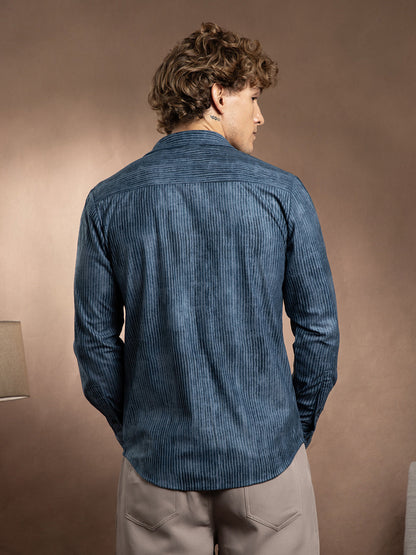 Ribbed-Corduroy Shirt