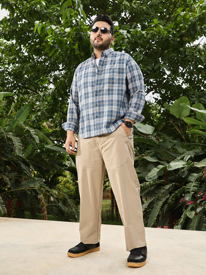 Button-Down Plaid Regular Shirt