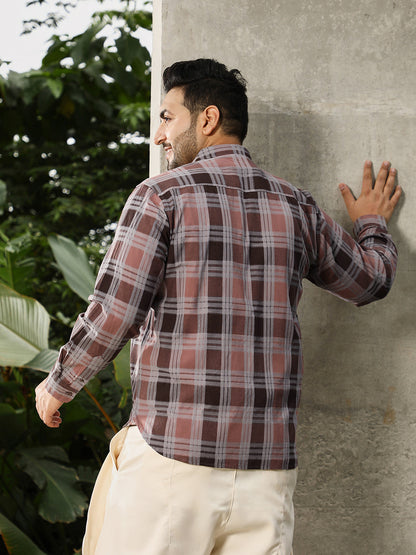 Button-Down Check Regular Shirt