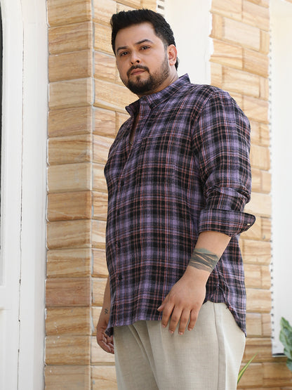 Static-Plaid Shirt