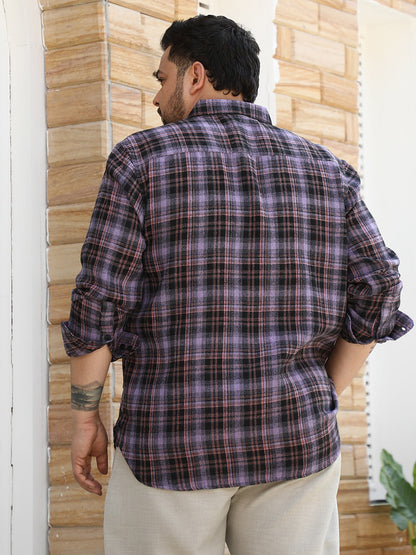 Static-Plaid Shirt