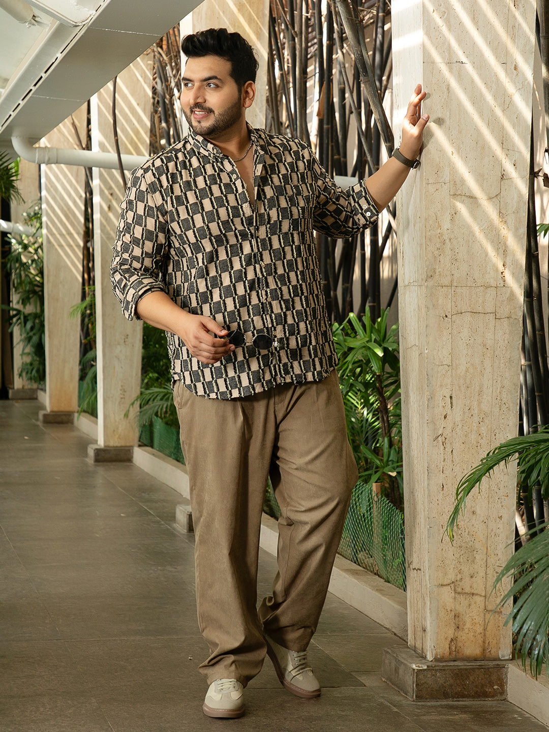 Block-Edge Shirt