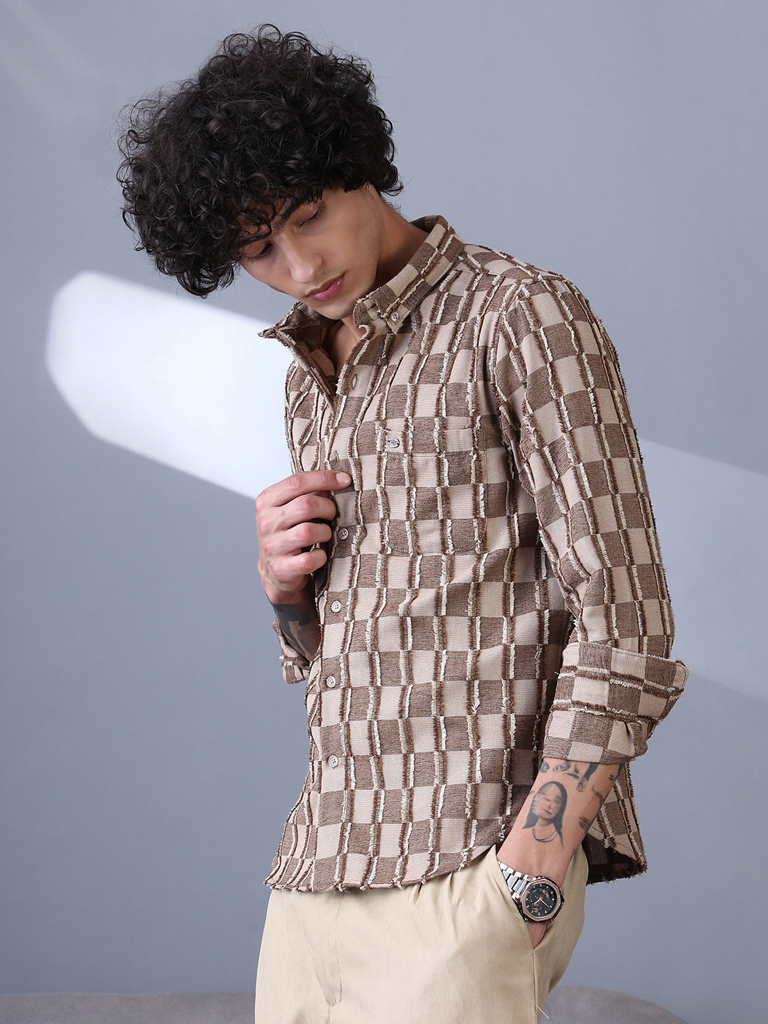 Block-Edge Shirt
