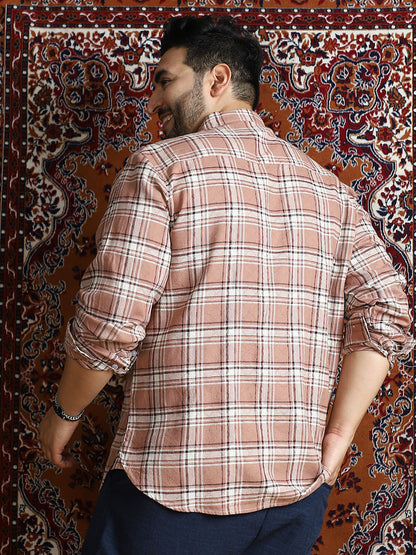 Tactile-Check Regular Shirt